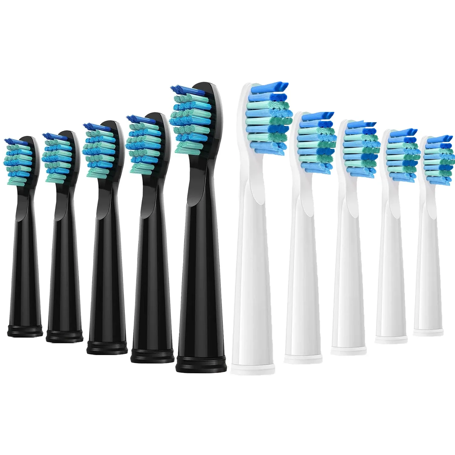 Têtes de brosse de rechange pour brosse à dents électrique SEAGO, lot de 4, 5, 10 ou 20 pièces, compatibles SG910, SG507, SG958, SG515, SG949, SG575 et SG551 10