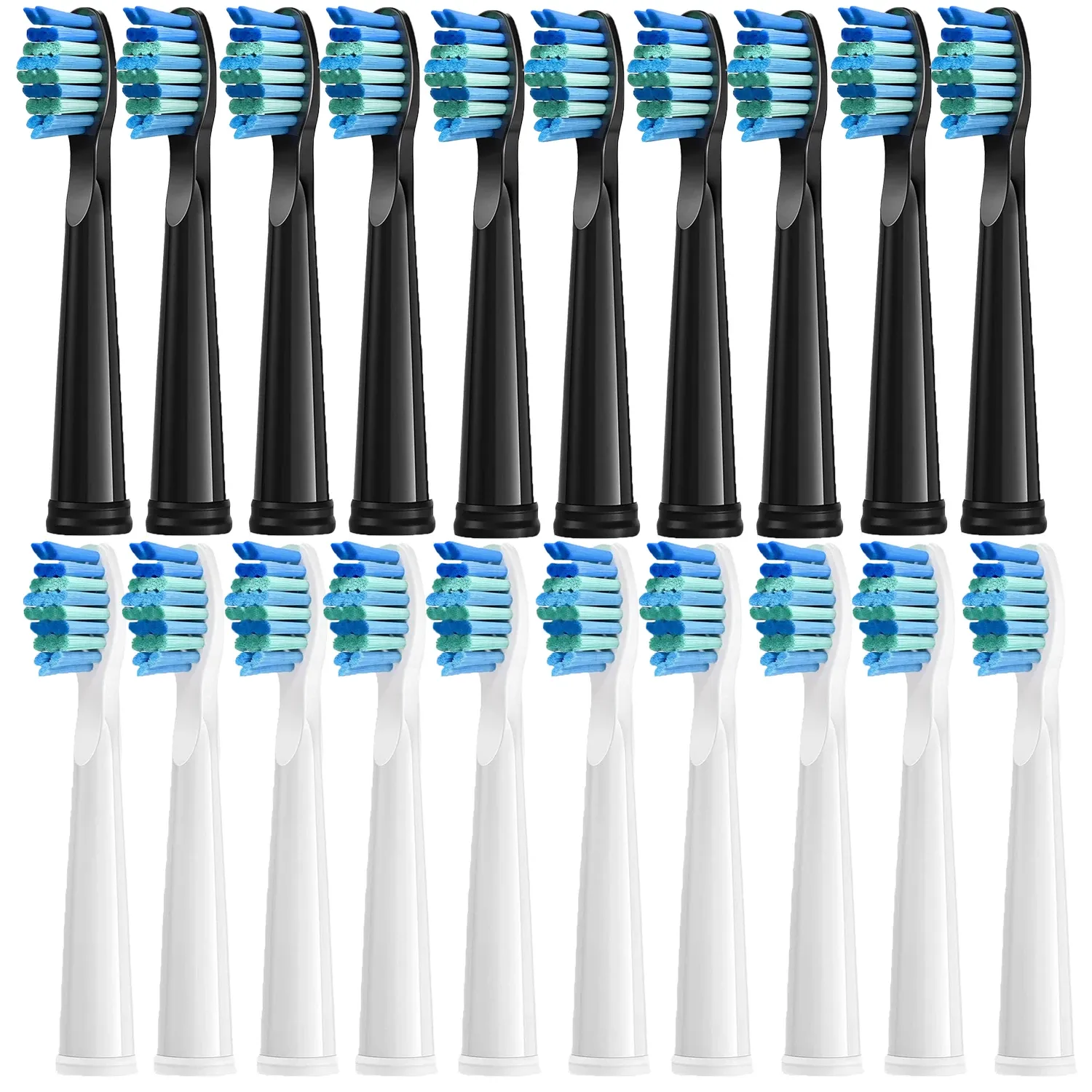 Têtes de brosse de rechange pour brosse à dents électrique SEAGO, lot de 4, 5, 10 ou 20 pièces, compatibles SG910, SG507, SG958, SG515, SG949, SG575 et SG551 14