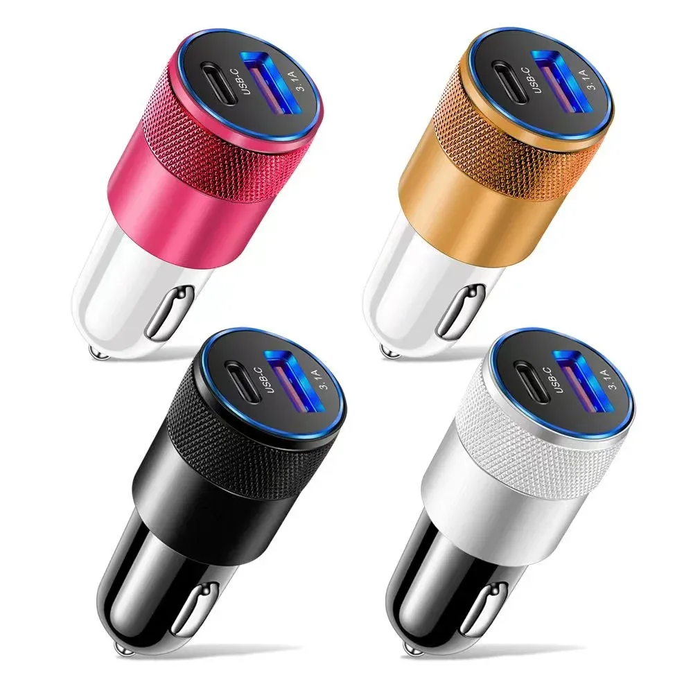 Chargeur de voiture USB-C 66 W, compacité et élégance