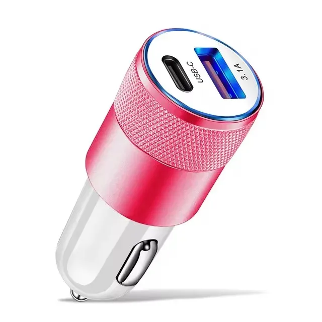 Chargeur de voiture USB-C 66W à charge rapide, adaptateur PD pour Xiaomi et Huawei, prise allume-cigare 8