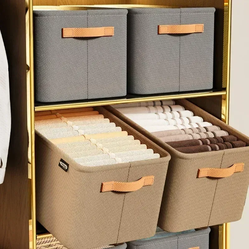 Organisateur de vêtements épais pour pantalons et pulls, tiroirs de rangement pour jeans, garde-robe 5