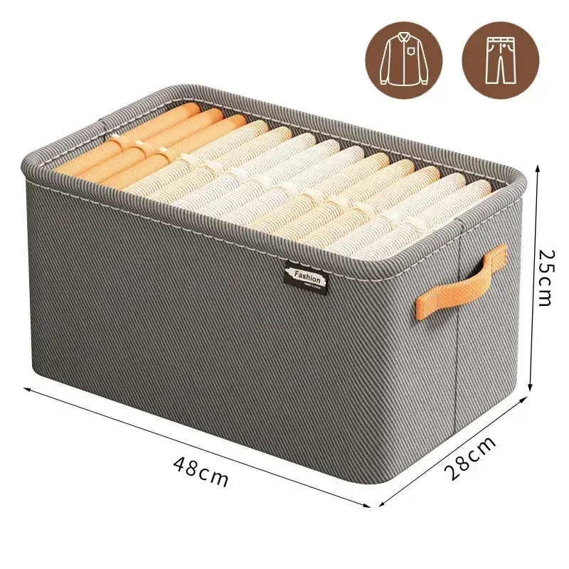 Organisateur de vêtements épais pour pantalons et pulls, tiroirs de rangement pour jeans, garde-robe 9