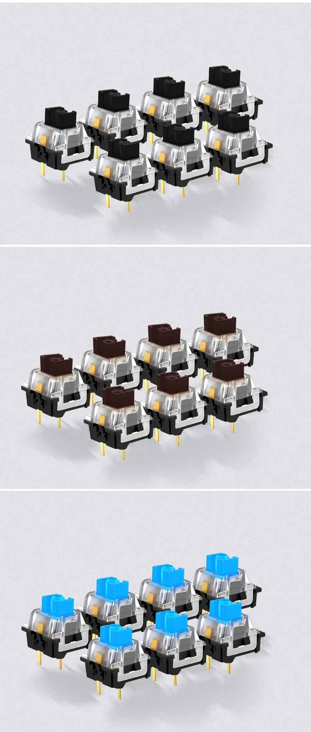 Clavier mécanique dans un espace de travail