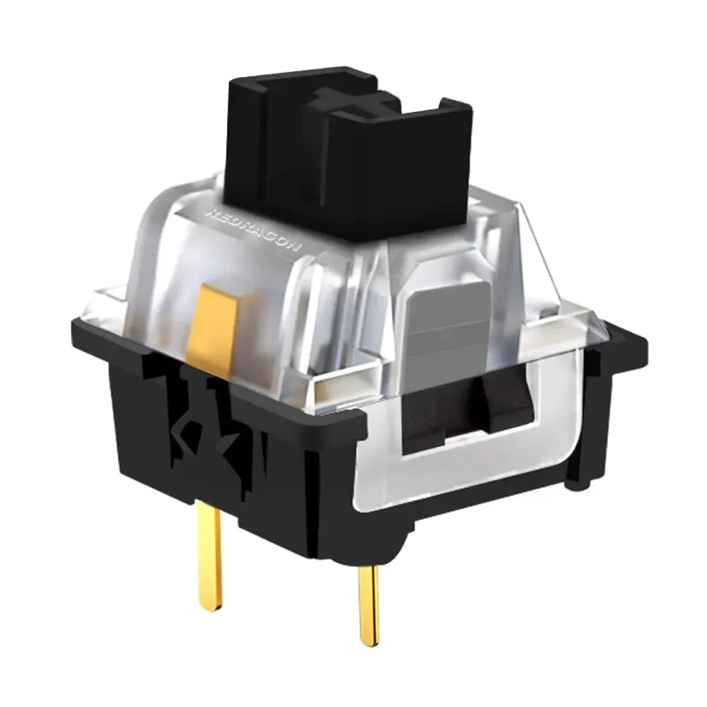 Commutateurs REDRAGON SMD RGB MX 3 broches, à clic, linéaires, tactiles et silencieux, rouge, bleu, noir, marron et violet, pour claviers mécaniques rétroéclairés 7