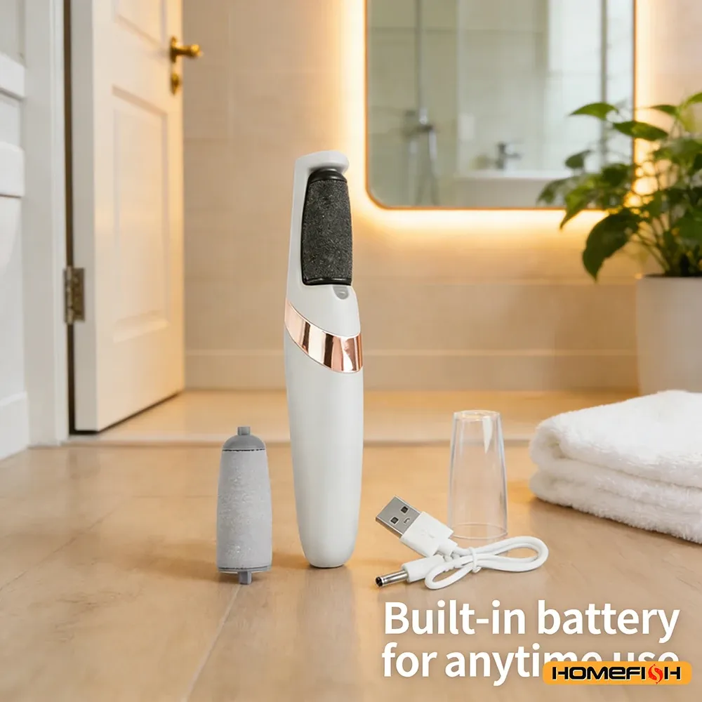 Lime électrique rechargeable sans fil pour pieds, élimine la peau sèche et rugueuse des talons, pour femmes et hommes - Image 1