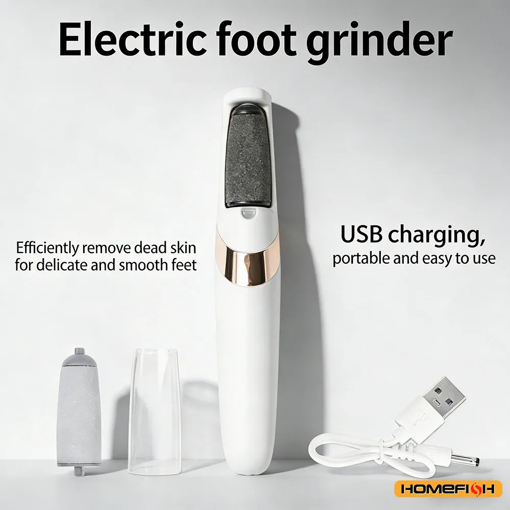 Lime électrique rechargeable sans fil pour pieds, élimine la peau sèche et rugueuse des talons, pour femmes et hommes 2