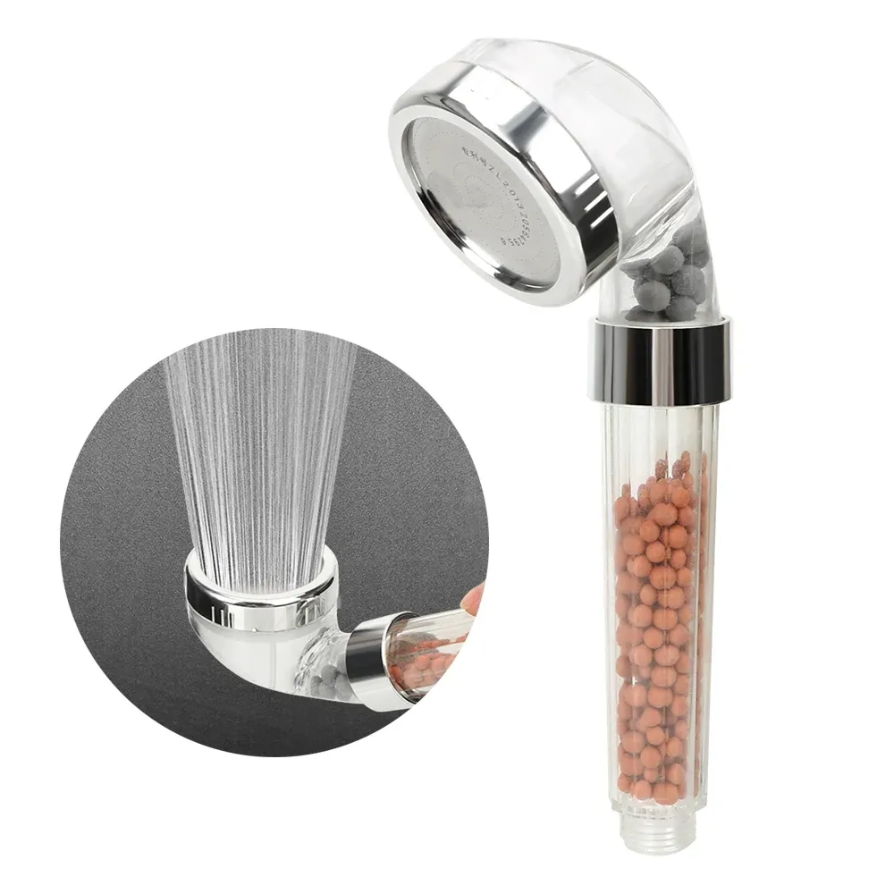 Pommeau de douche haute pression à filtre anion, accessoire de salle de bain pour l'amélioration de l'habitat 7