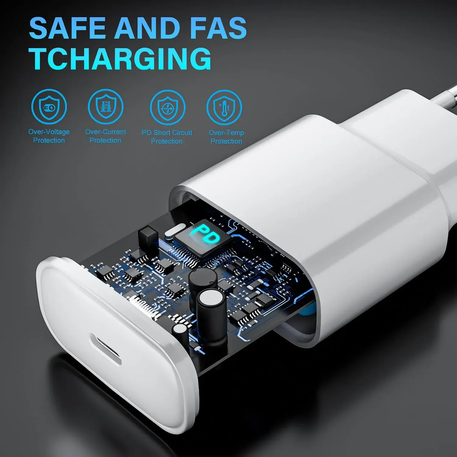 Chargeur rapide en situation de voyage