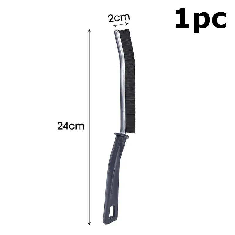 Brosse de nettoyage durable pour joints de carrelage de cuisine et de toilette, accès aux angles, poils durs, idéale pour la ligne de sol de douche, lot de 1 à 10 pièces 23