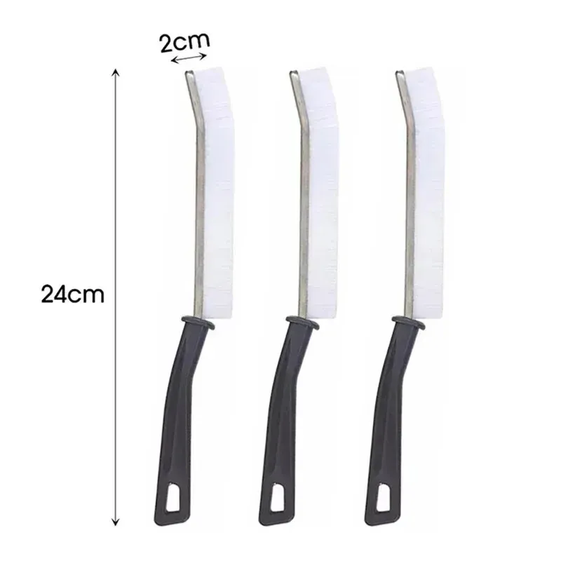 Brosse de nettoyage durable pour joints de carrelage de cuisine et de toilette, accès aux angles, poils durs, idéale pour la ligne de sol de douche, lot de 1 à 10 pièces 27