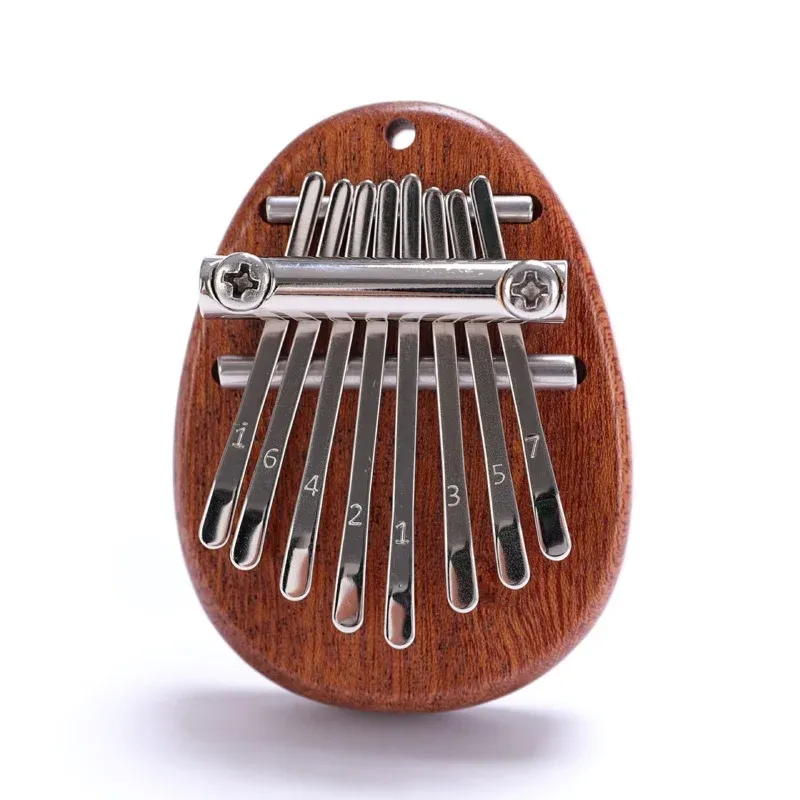 Piano à pouce 8 touches, Mini Kalimba exquis, piano à doigts portable, marimba pendentif, cadeau musical, clavier 8 touches, instrument de musique - Image 1
