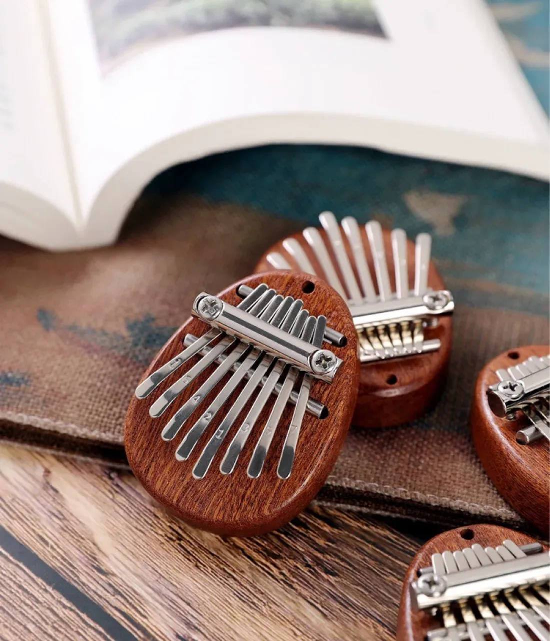 Mini Kalimba en situation d'utilisation