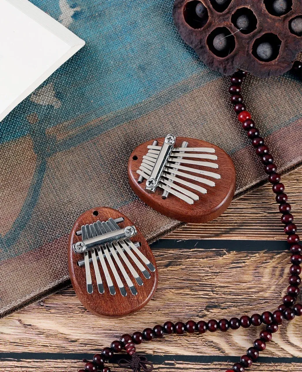 Mini Kalimba dans un cadre de vie élégant