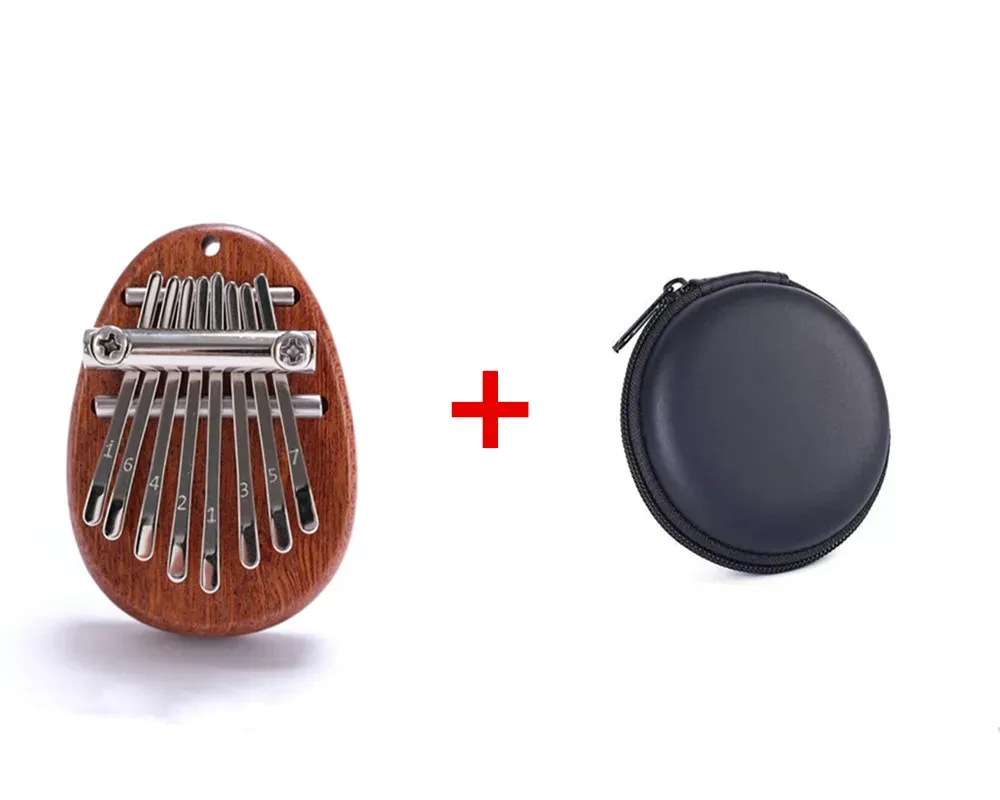 Piano à pouce 8 touches, Mini Kalimba exquis, piano à doigts portable, marimba pendentif, cadeau musical, clavier 8 touches, instrument de musique 8
