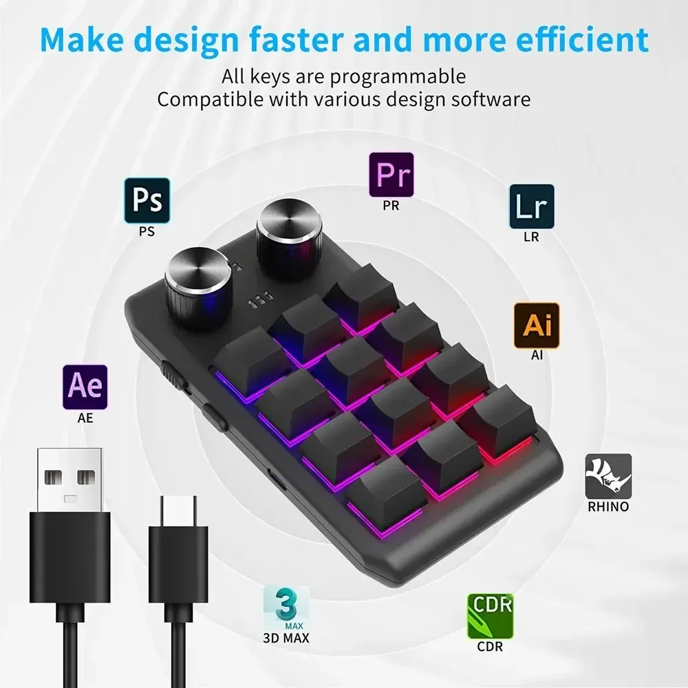 Clavier macro Amtoo, compatibilité logicielle