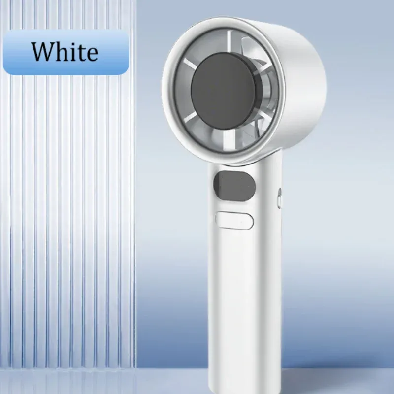 Mini ventilateur portatif sans pales à 120 vitesses, rechargeable, avec refroidissement instantané et mode glace 6
