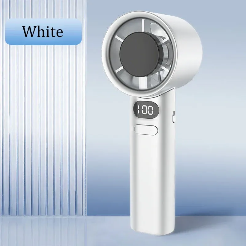 Mini ventilateur portatif sans pales à 120 vitesses, rechargeable, avec refroidissement instantané et mode glace 7