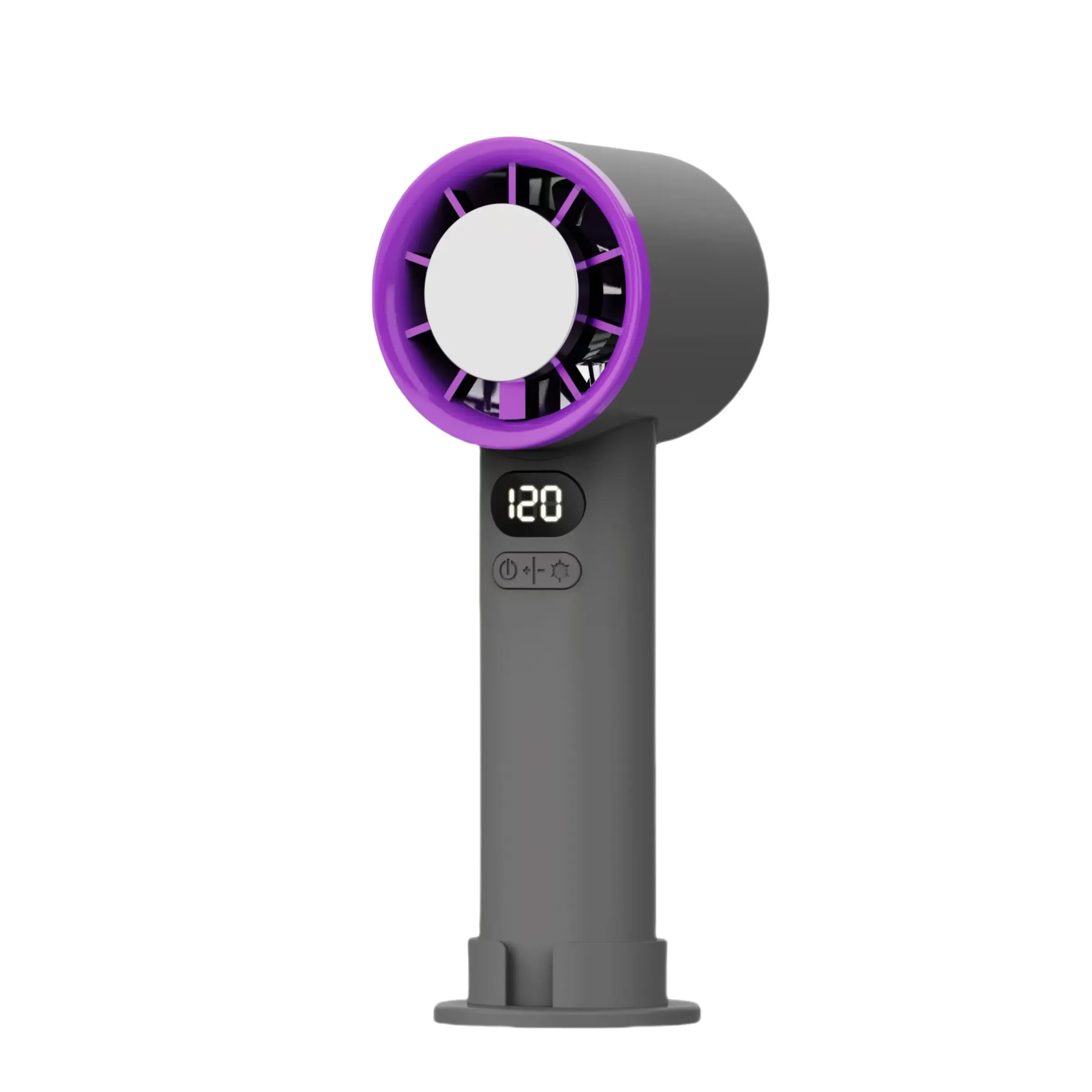 Mini ventilateur portatif sans pales à 120 vitesses, rechargeable, avec refroidissement instantané et mode glace 9