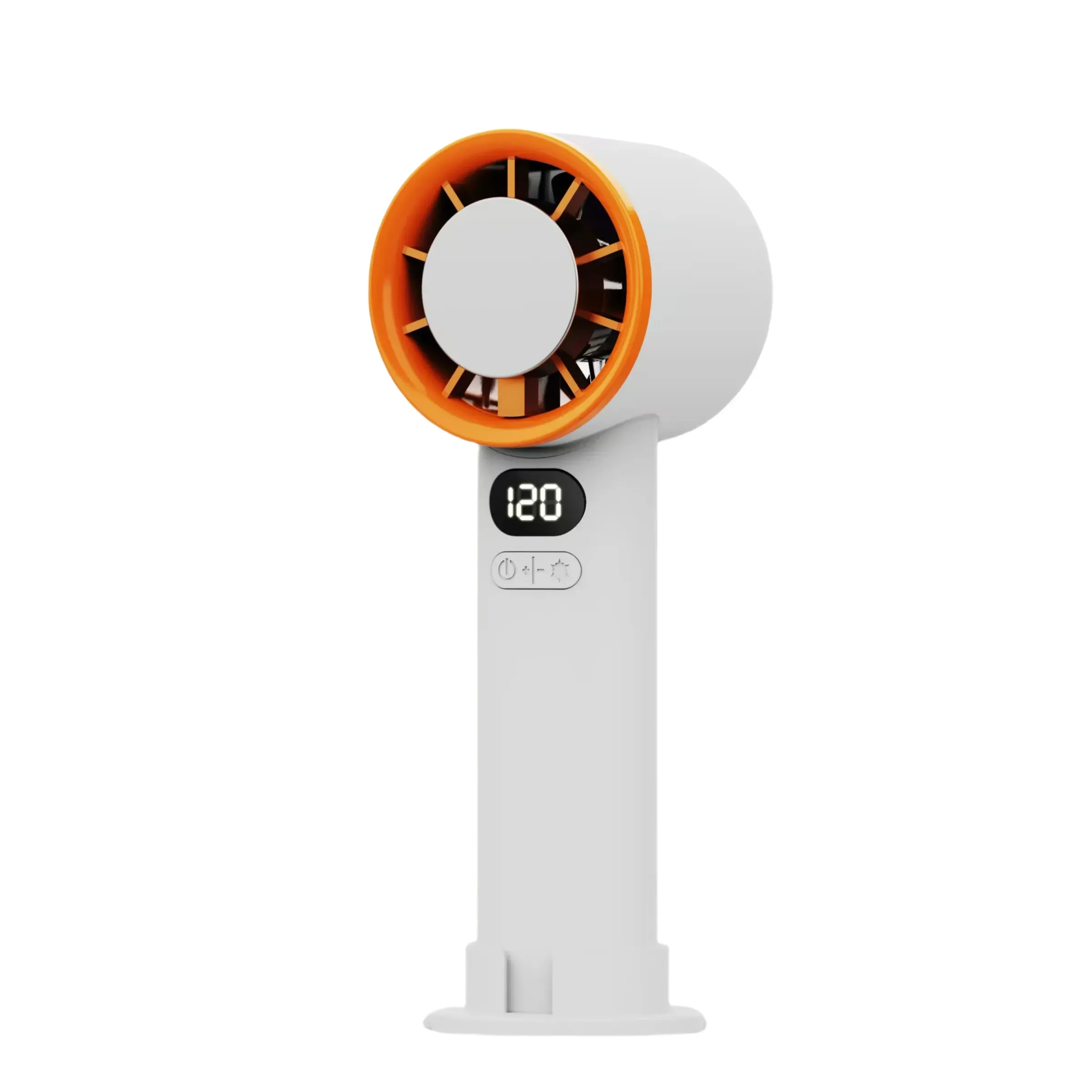 Mini ventilateur portatif sans pales à 120 vitesses, rechargeable, avec refroidissement instantané et mode glace 8