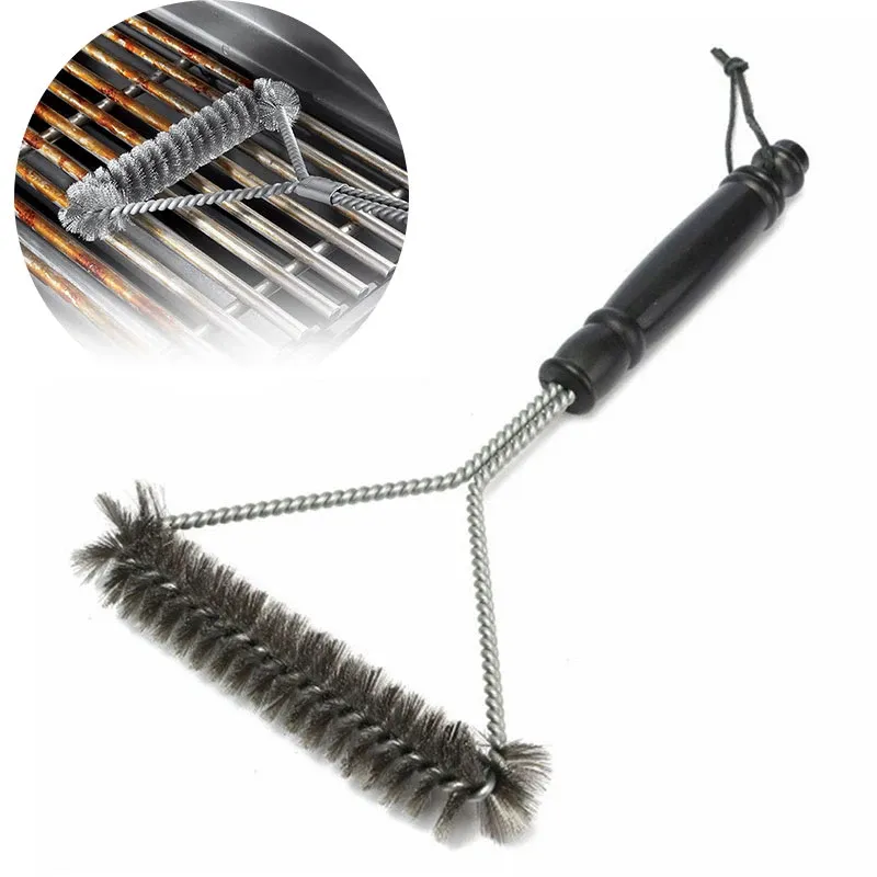 Brosse de nettoyage pour barbecue en acier inoxydable