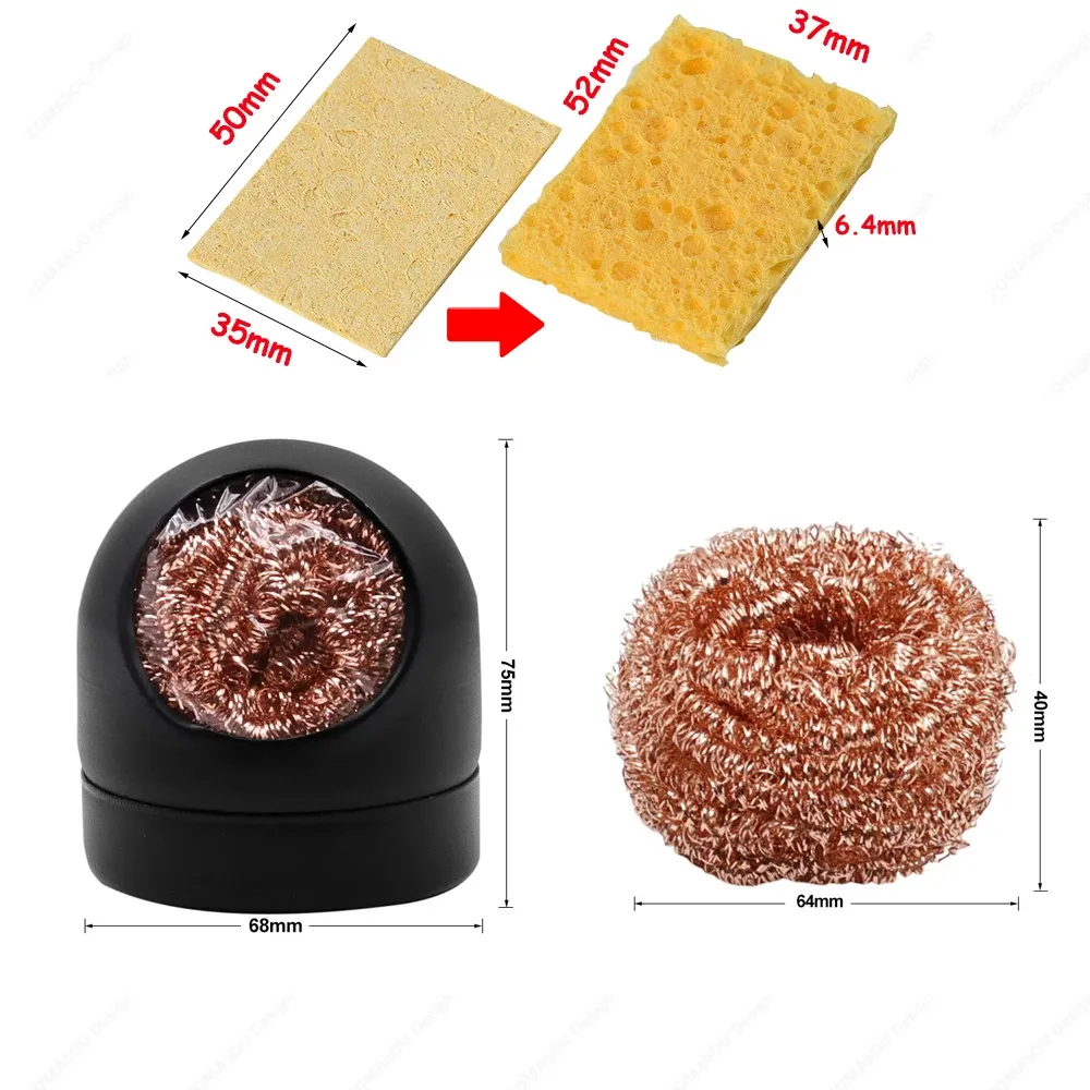 Nettoyeur de panne à dessouder, détail du support