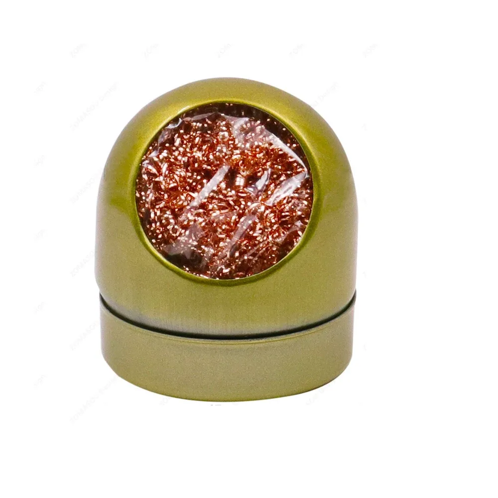 Pointe de fer à souder, nettoyeur de pointe, support pour fil, boule en acier, dessoudeur d'étain, filtre à mailles 7