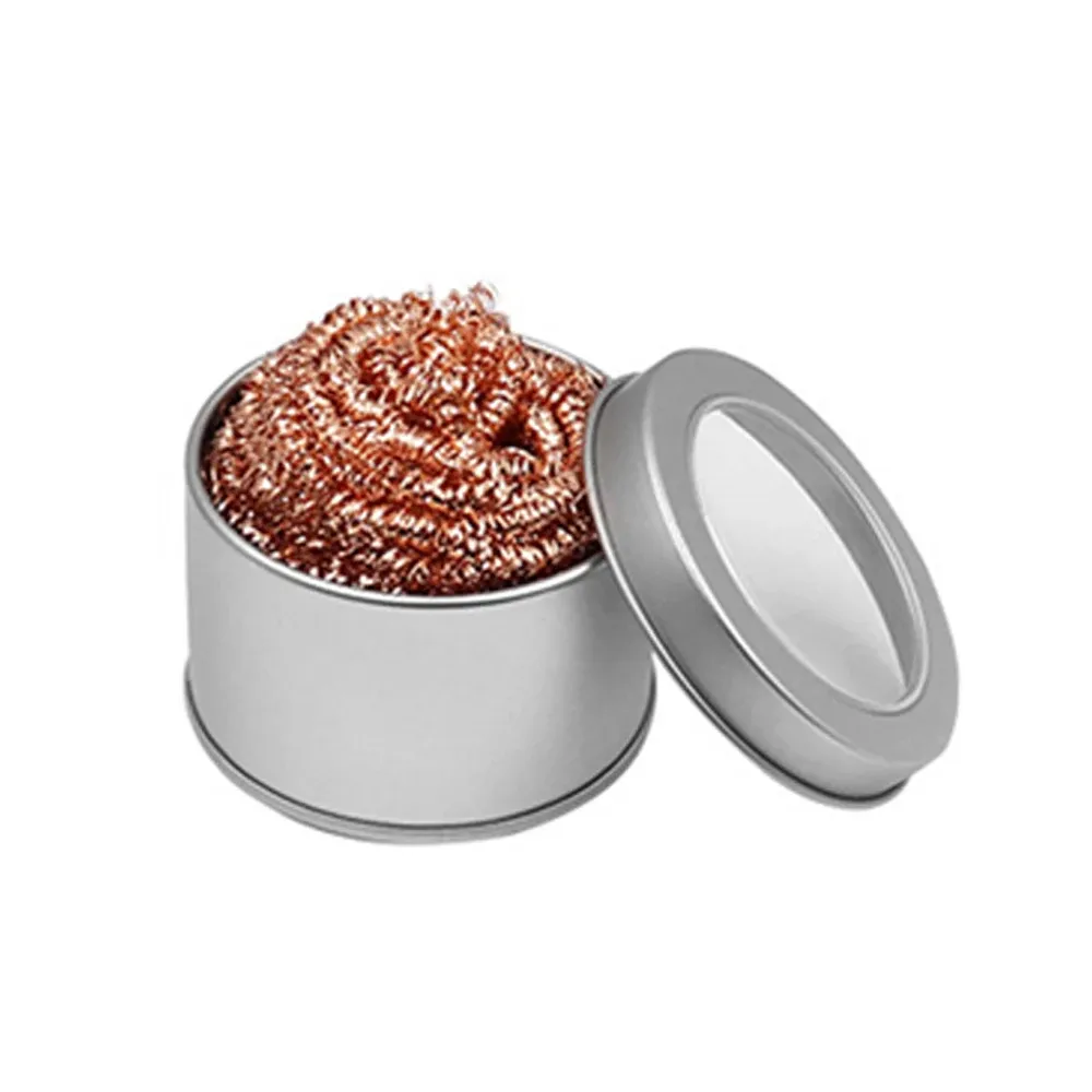Pointe de fer à souder, nettoyeur de pointe, support pour fil, boule en acier, dessoudeur d'étain, filtre à mailles 10