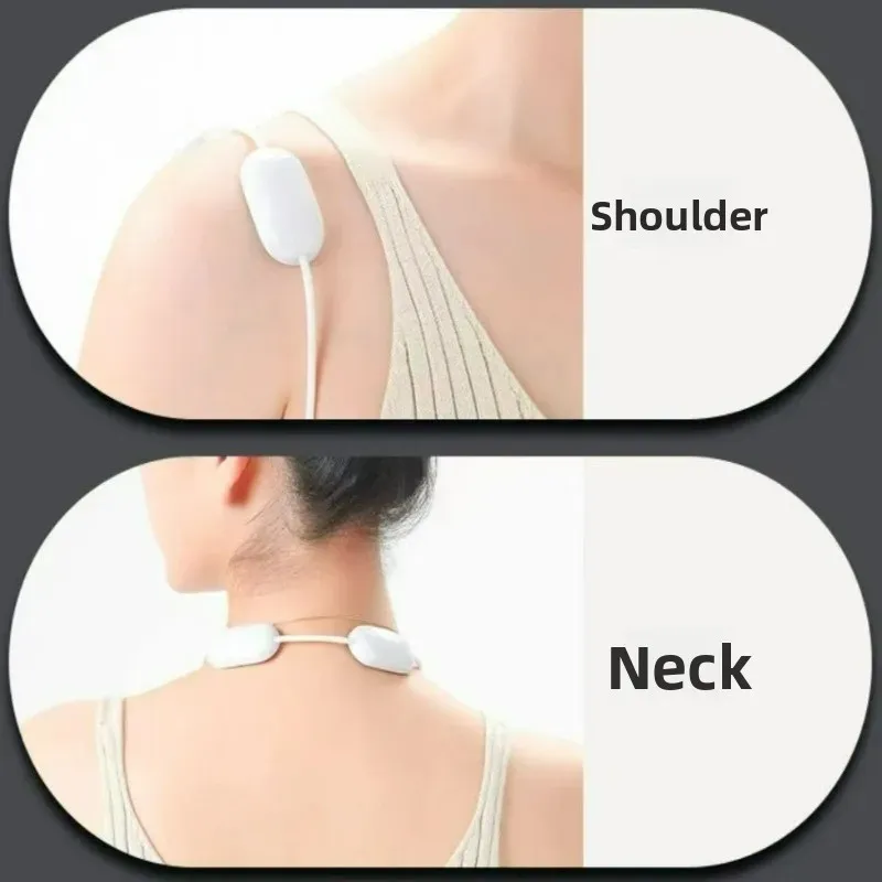 Système de massage cervical intelligent - 5 modes de fréquence, design ergonomique enveloppant pour le bureau et les voyages 3