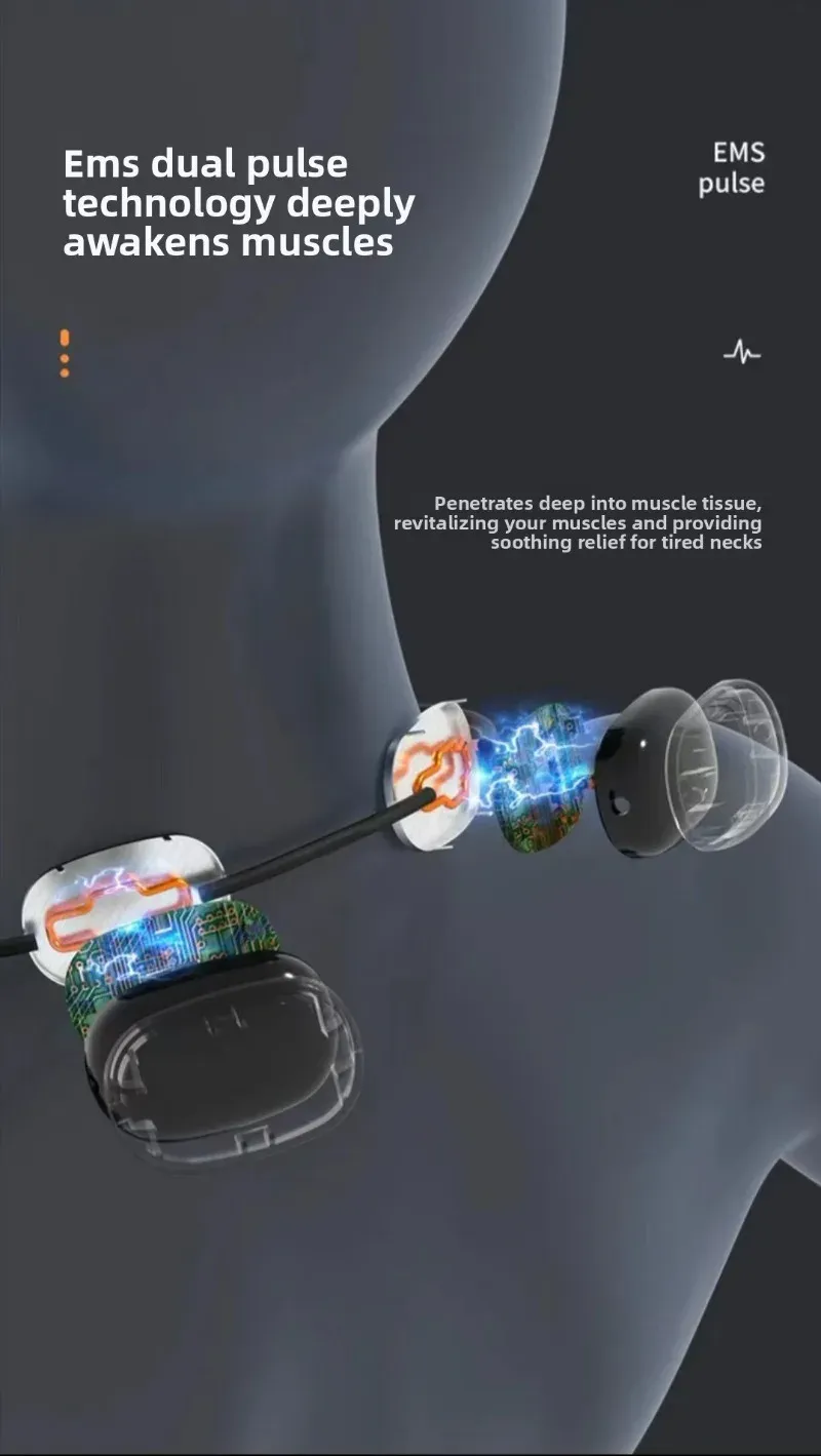 Massage cervical utilisé au bureau