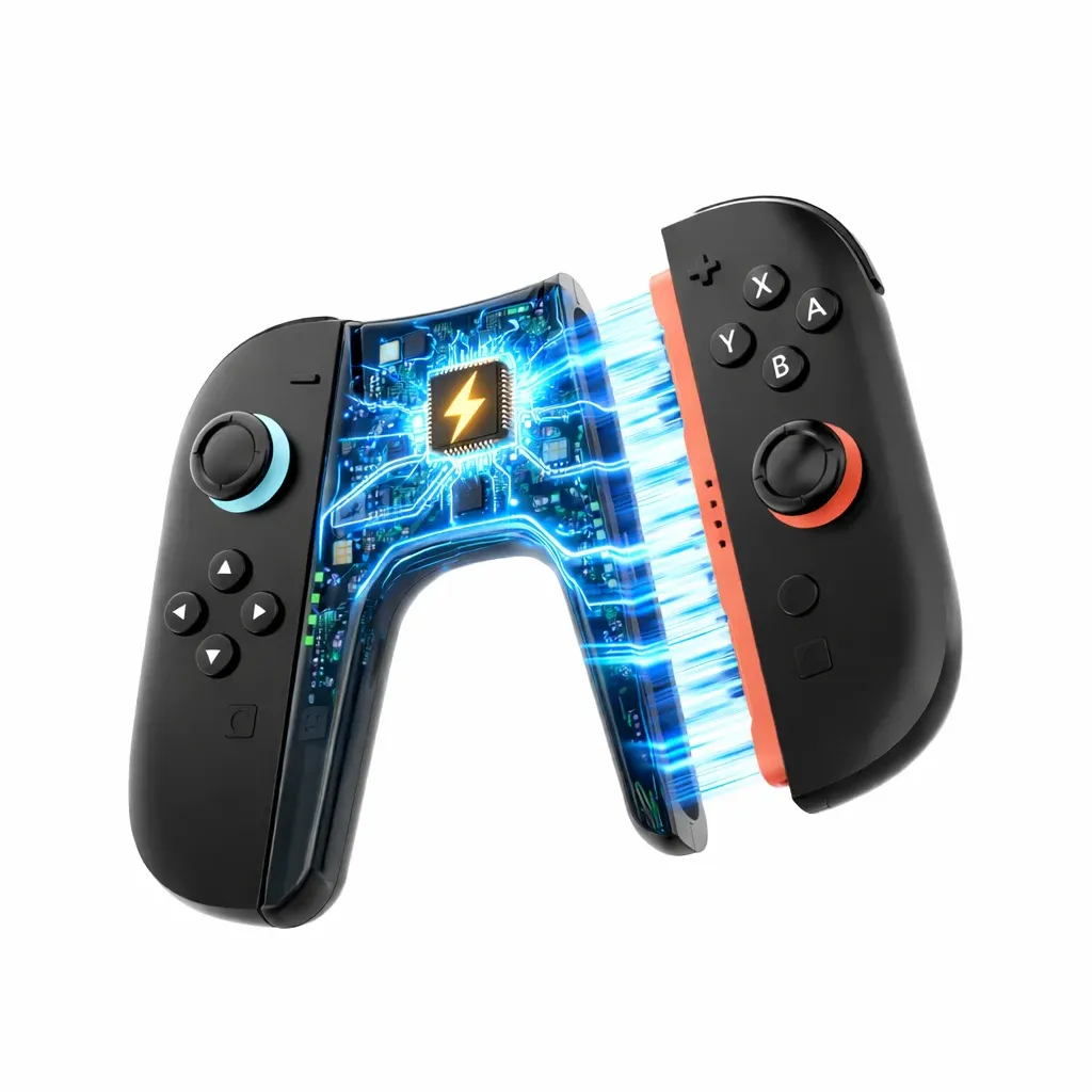 Poignée de charge double pour Joy-Con Nintendo Switch 2 vue de face