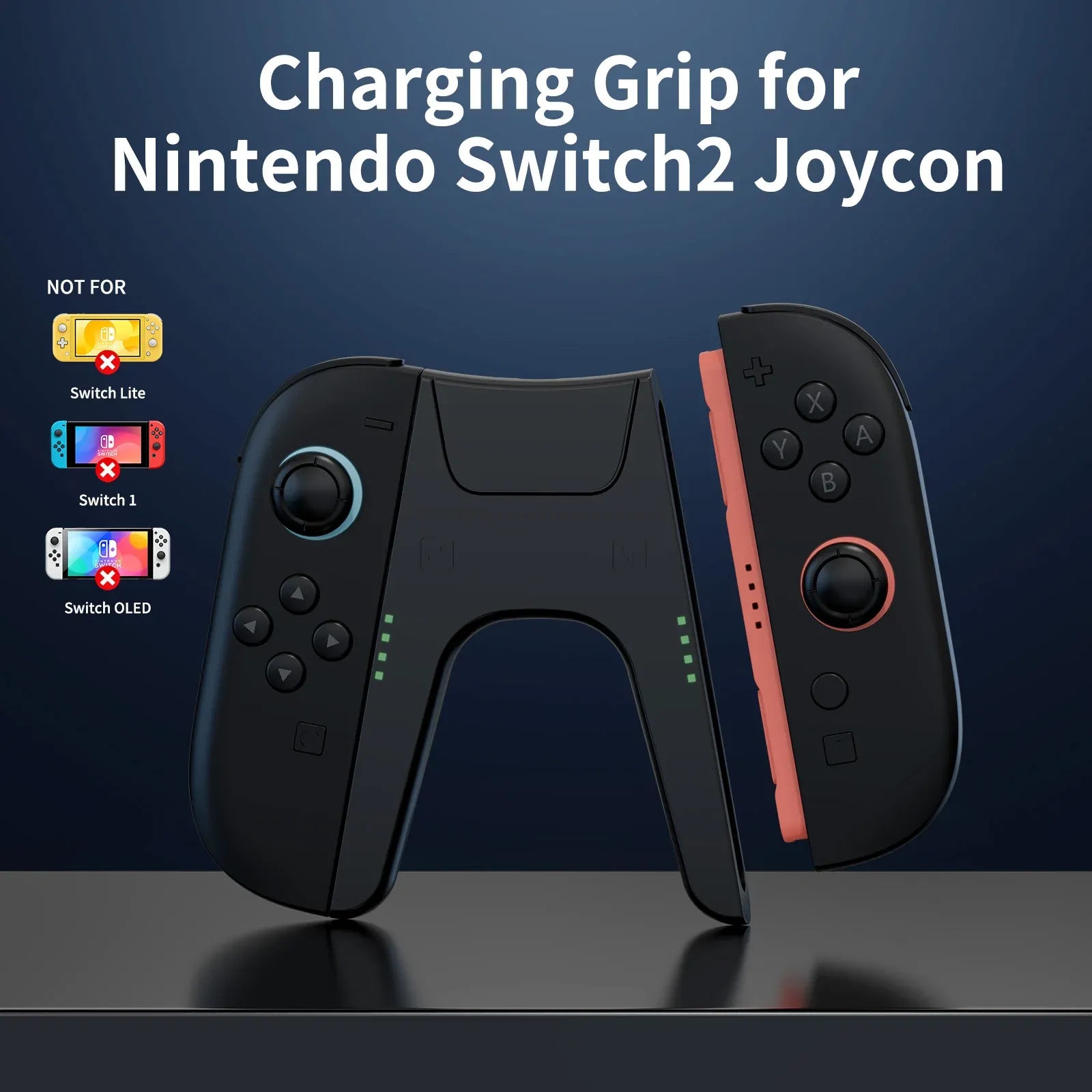 Poignée de charge pour Joy-Con avec manettes en charge