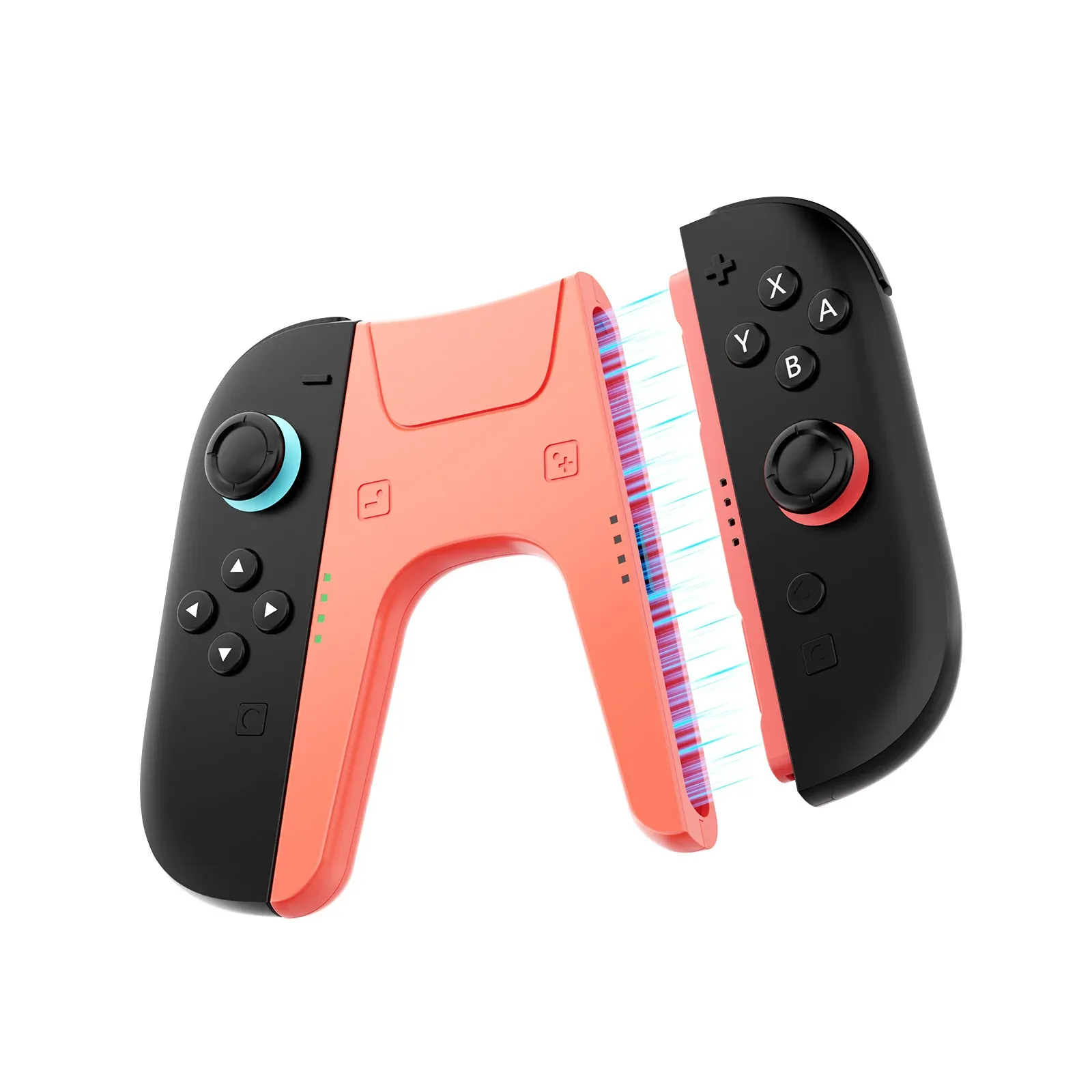 Poignée de charge double Type-C avec indicateur LED pour 2 manettes Joy-Con, compatible Switch et Switch 2 9