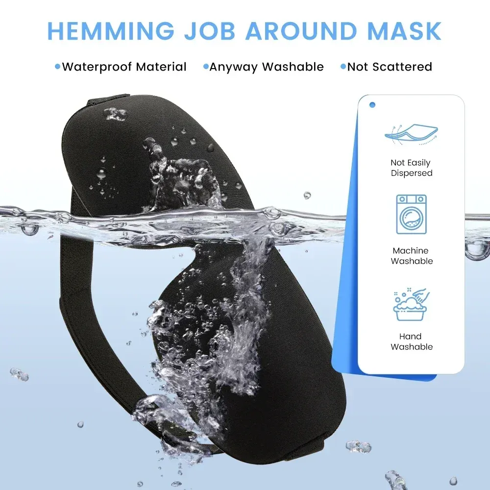 Masque de sommeil 3D, finitions