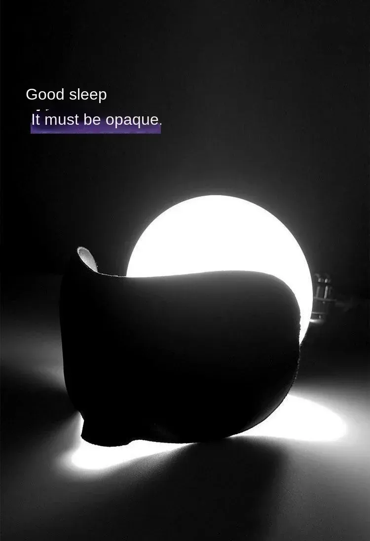 Masque de sommeil 3D, détail de la forme