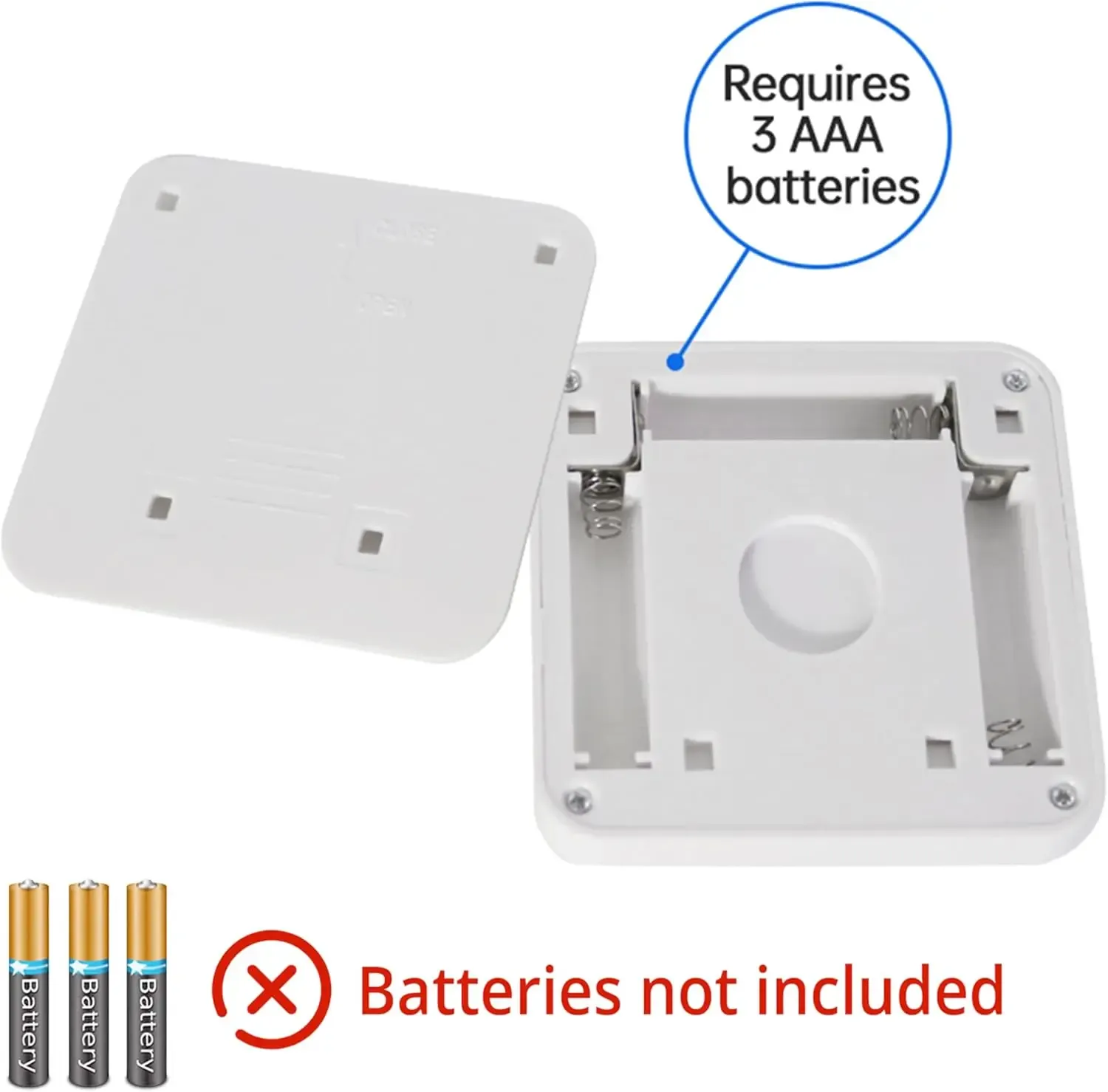 Veilleuse LED intelligente à détecteur de mouvement, fonctionnant sur piles, pour WC, chambre et couloir 4