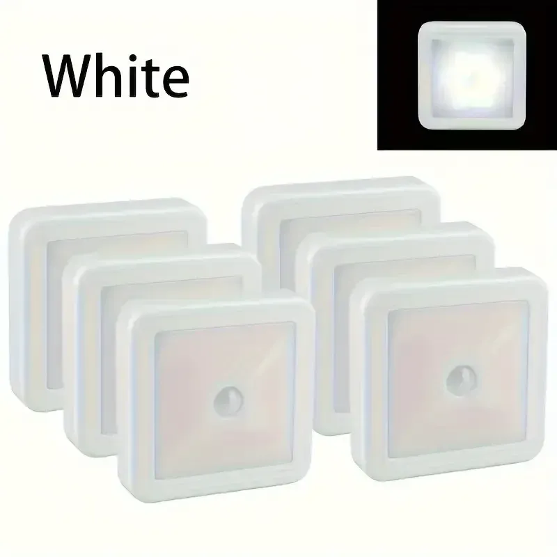 Veilleuse LED intelligente à détecteur de mouvement, fonctionnant sur piles, pour WC, chambre et couloir 9