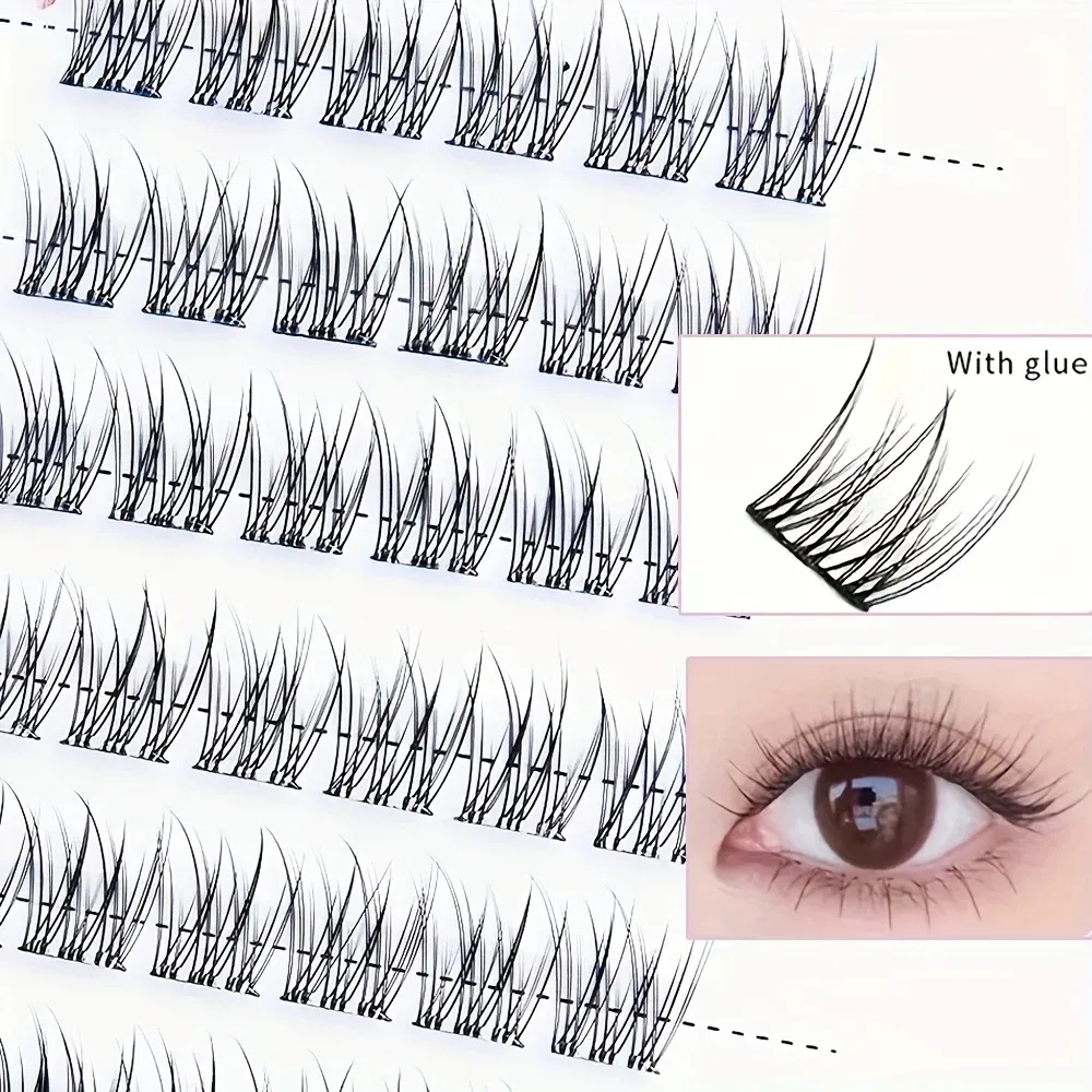 Cils auto-adhésifs C-Curl sans colle, pour le quotidien et les occasions spéciales, faciles à appliquer pour les débutantes 7