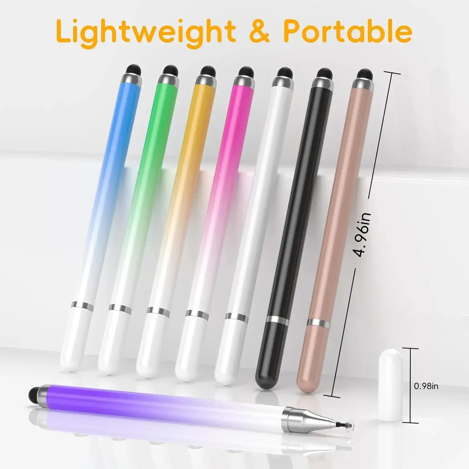 Stylet universel 2 en 1, détail de la pointe