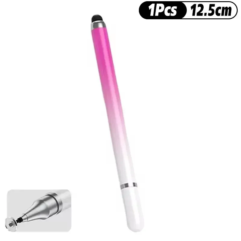 Stylet universel 2 en 1 pour tablette et smartphone Android et iOS, stylet pour iPad, stylet pour tablette graphique, stylet à écran tactile capacitif 19