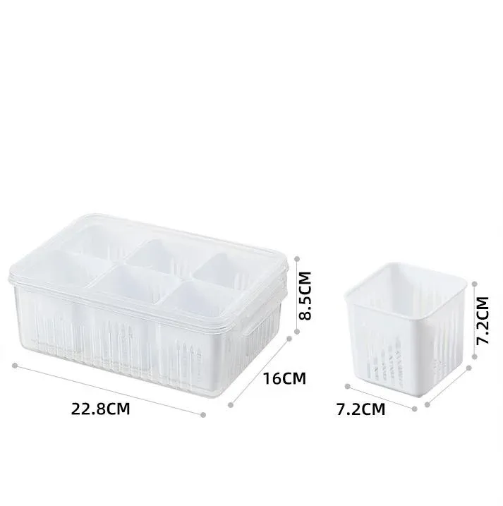 Boîte de rangement transparente pour cuisine