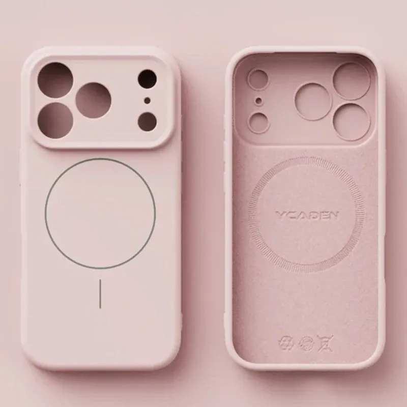 Coque en silicone liquide magnétique, détail des boutons