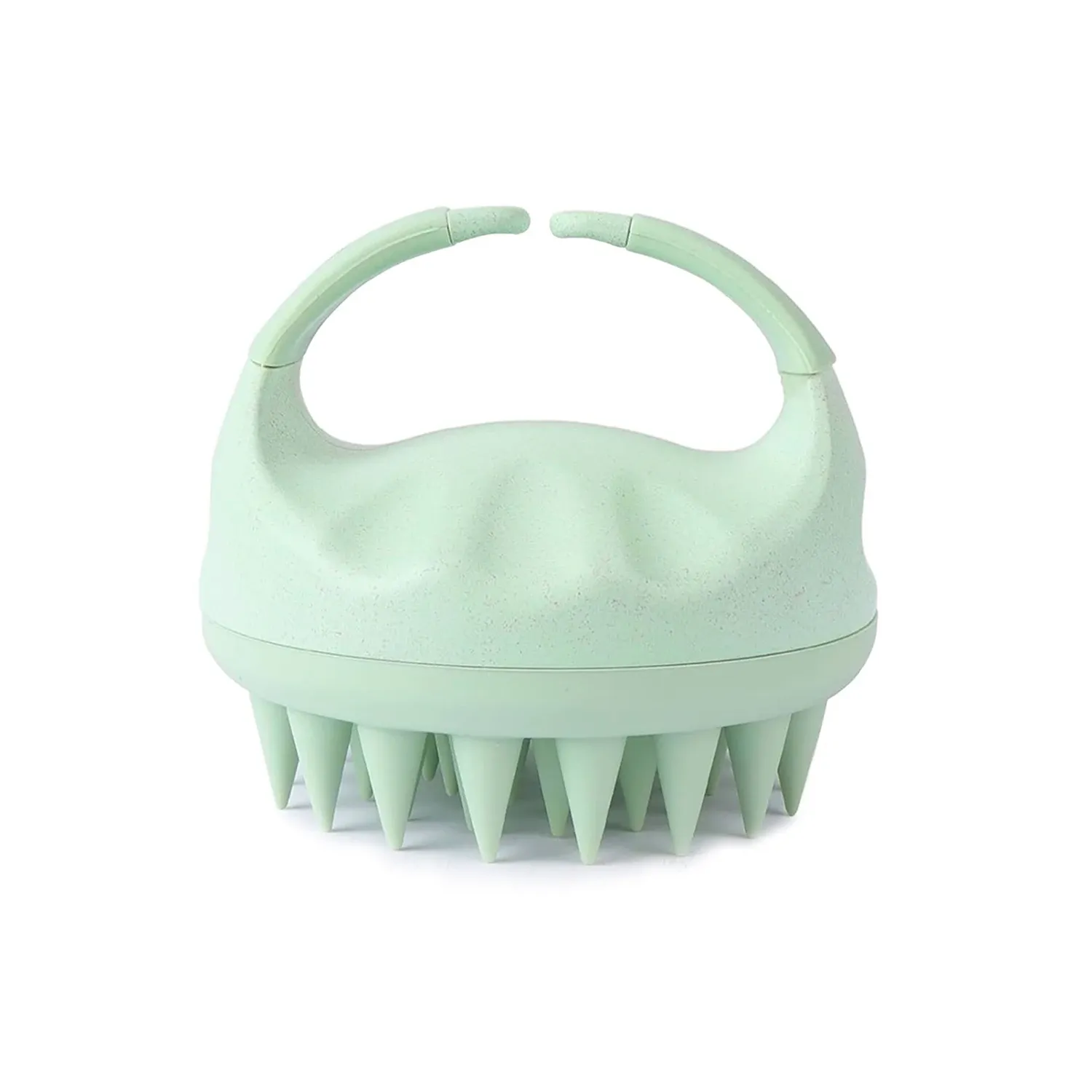 CALIYI Brosse de shampooing à masser le cuir chevelu, 1 ou 2 pièces, en silicone, peigne de nettoyage et de soin du cuir chevelu, outil de bain apaisant contre les démangeaisons 7