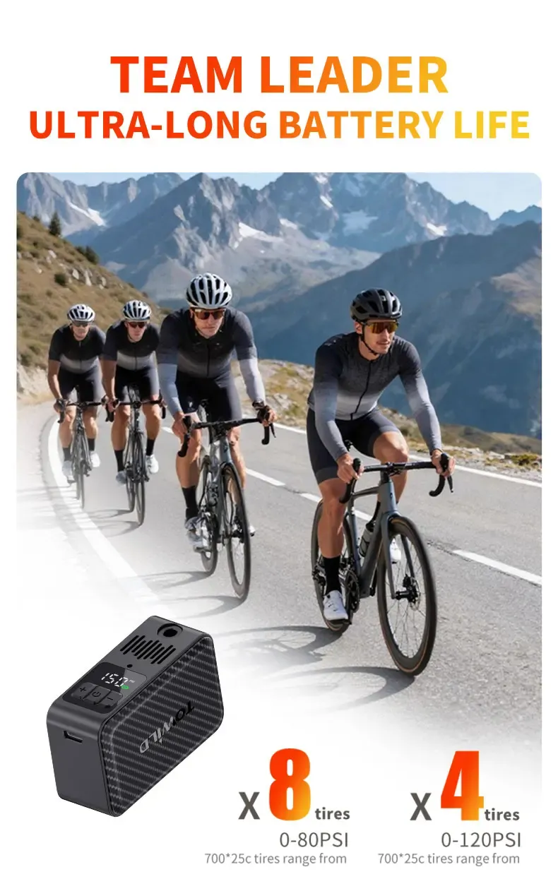 Autonomie de batterie ultra-longue de la pompe TOWILD A15