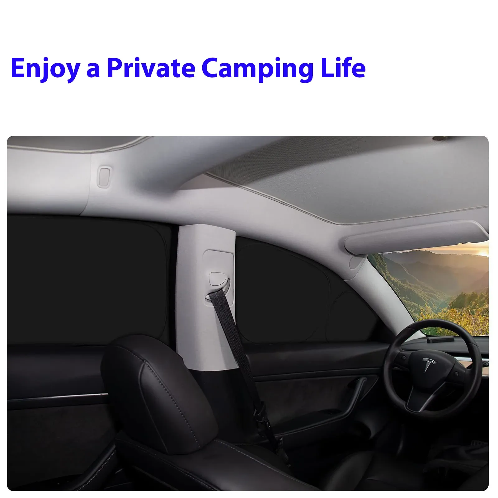 Pare-soleil Tesla Model Y pour le camping