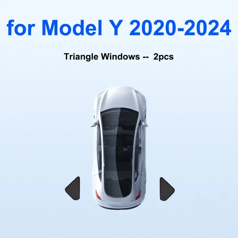 Pare-soleil pour Tesla Model Y Juniper 2025-2026, pare-brise avant avec protection de confidentialité pour fenêtres latérales, idéal pour le camping 10