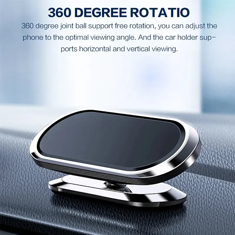 Support magnétique de téléphone pour voiture, rotation à 360° 2