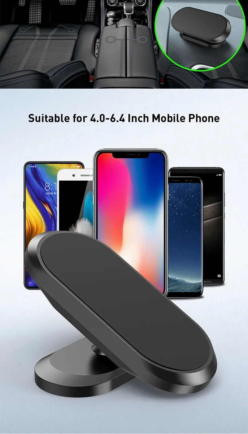 Support magnétique pour smartphone en voiture