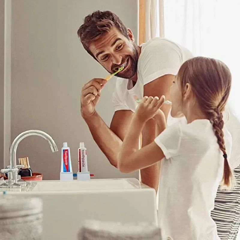 Distributeur de dentifrice rotatif en gros, presse-tube à rouleau, support de dentifrice, distributeur de pâte pour salle de bain 4