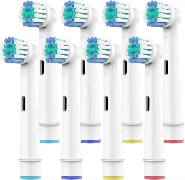 Têtes de brosse de rechange à poils souples pour brosse à dents électrique – Lot de 4, 12, 16 ou 20 – Compatibles Oral-B et Braun Professional 11