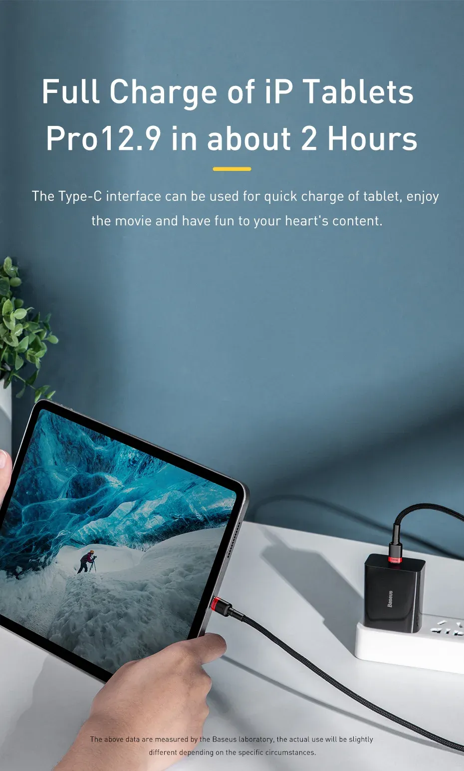 Connecteurs USB-C du câble Baseus